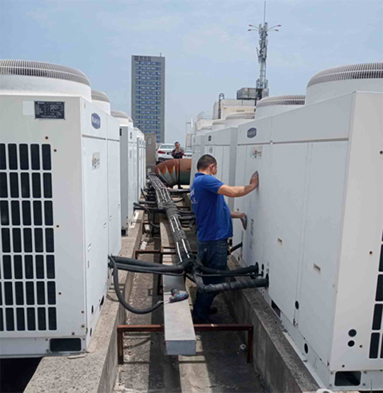 敦煌中央空调制热和不制冷系统维修方法